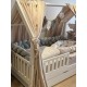 Κουρτινάκια κρεβατιού μοντεσσόρι Light beige 3.5m  