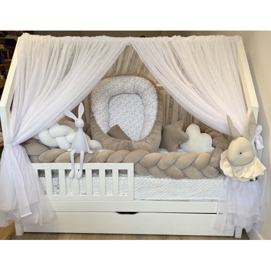 Κουνουπιέρα σκεπής White tulle 