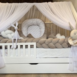 Κουνουπιέρα σκεπής White tulle 