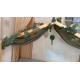 Organic House Bed Canopy Set Of 2 olive 315cm
