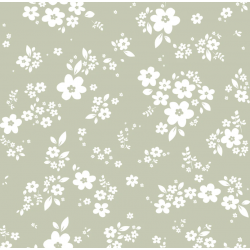 Lace Meadow Green Wallpaper