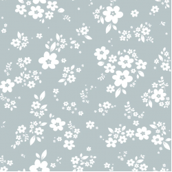 Lace Meadow Blue Wallpaper