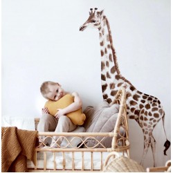 Αυτοκόλλητο τοίχου Giraffe Savanna Adventure 