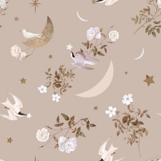 Παιδική ταπετσαρία Birds In The Night Sky  