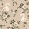 Swans kingdom beige Wallpaper