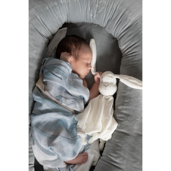 Βρεφικό αρκουδάκι παρηγοριάς White doudou