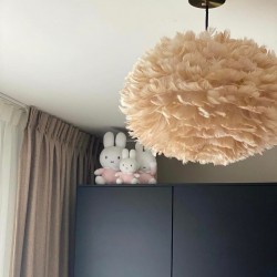 Light Brown   Φωτιστικό οροφής Πούπουλο χήνας Φ 65 CM 