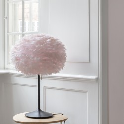 Ροζ Φωτιστικό  Πούπουλο  Χήνας Mini Φ35