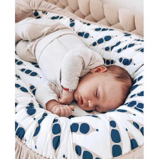 newborn nest βρεφικη φωλιτσα Blue Leaves
