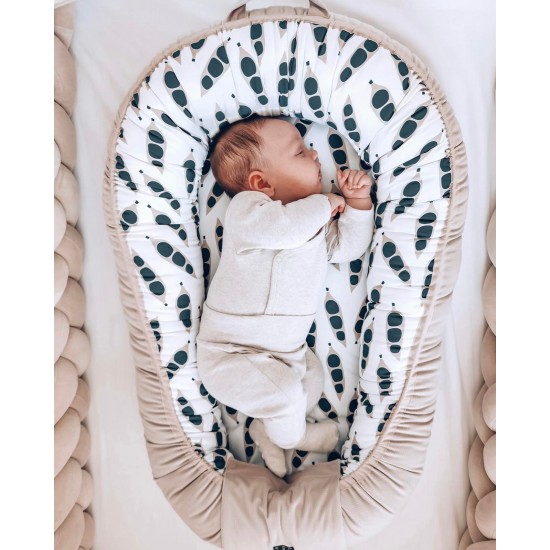 newborn nest βρεφικη φωλιτσα Blue Leaves