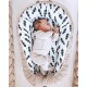 newborn nest βρεφικη φωλιτσα Blue Leaves