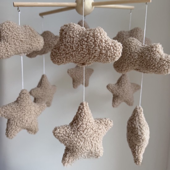 Κρεμαστό mobile beige boucle