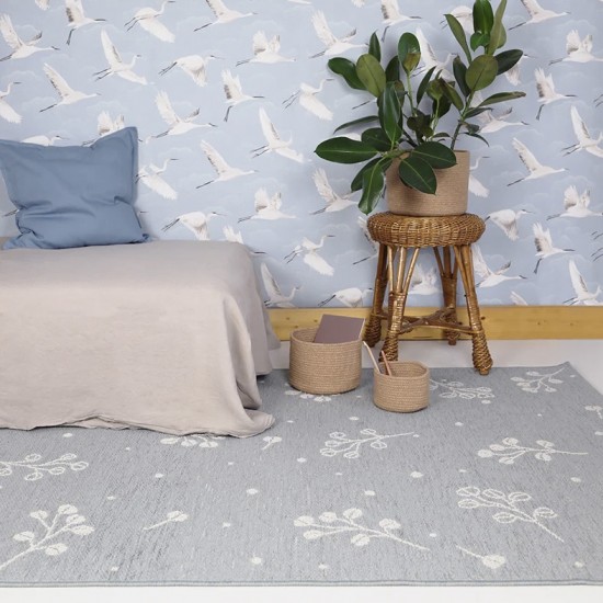 LITTLE NATURE BLEU GRIS 115x170 RUG