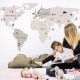 sticker | beige map L