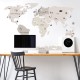 sticker | beige map L