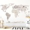 sticker | beige map L