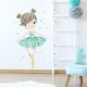 sticker | mint ballerina