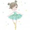 sticker | mint ballerina