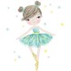 sticker | mint ballerina