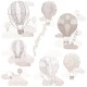 Αυτοκόλλητα τοίχου | beige balloons