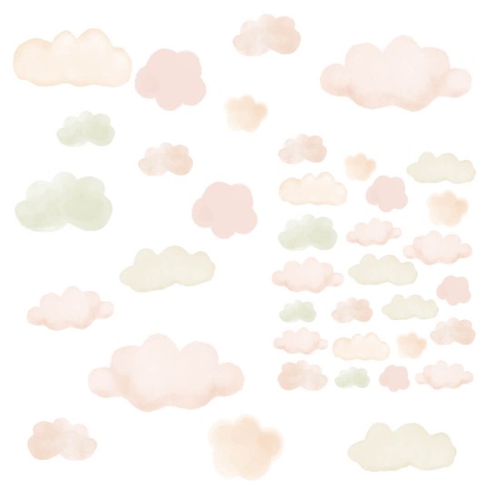 sticker | clouds beige
