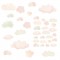 sticker | clouds beige