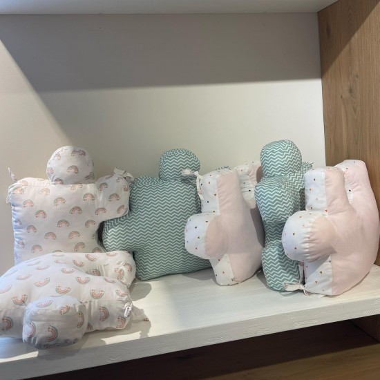 Puzzle Mat Player Rainbow and hearts