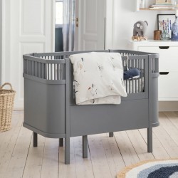 ΠΡΟ-ΕΦΗΒΙΚΟ ΚΡΕΒΑΤΙ SEBRA BABY & JR. CLASSIC GREY