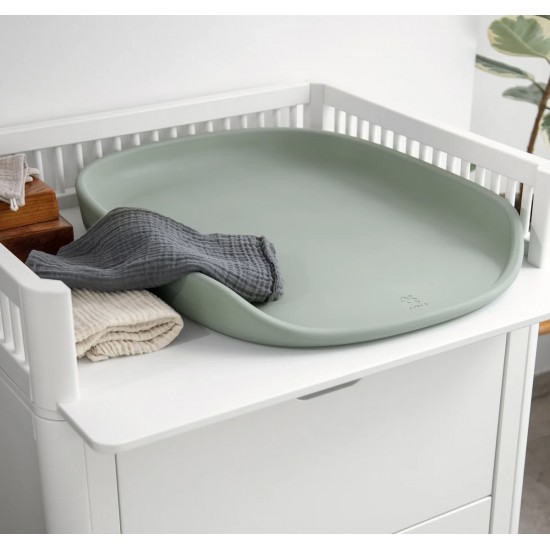 Στρώμα Αλλαξιέρας σιλικόνης sebra dusty mint 