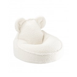 Cream white Bear Beanbag