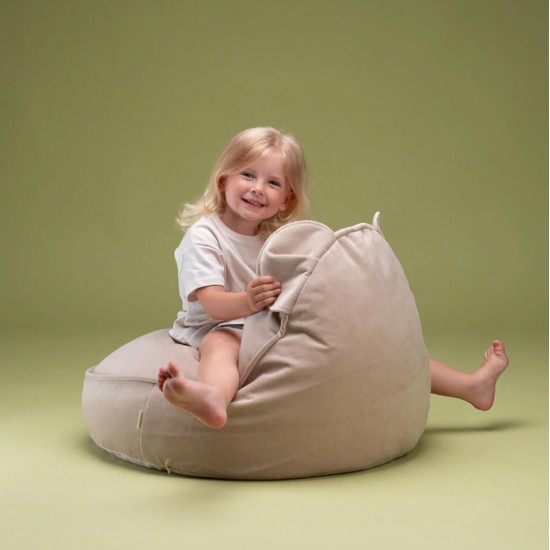 Dusty Beige Bear Beanbag