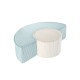 Peppermint Green Pouffe Set